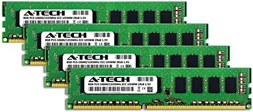 A -Tech 32GB Kit Memory RAM para Dell Precision T1700 - DDR3 1333MHz PC3-10600 ECC UDimm 2RX8 1.5V - servidor
