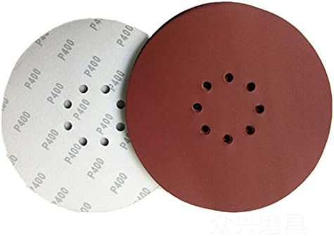 BVIDE 100 PCS Lixando discos abrasivos 9 polegadas 225 mm 8 hole e lixar discos de lixamento