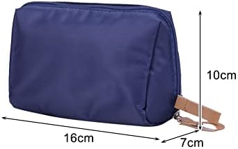 Bolsa de maquiagem de viagem Lushandy para mulheres pequenas bolsas de maquiagem bolsa de nylon bolsa cosmética de armazenamento portátil de armazenamento portátil