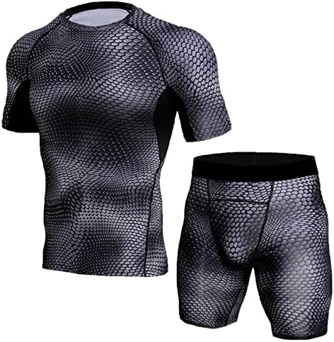 BMISEGM Summer masculino Camisas de treino de homens Primavera e verão Terno esportivo