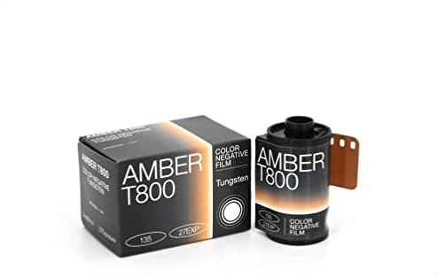 Amber T800 Color Negativo, 27Exp, ISO800, Filme Cine de 35mm