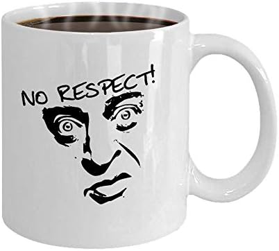 Funny Man Rodney Dangerfield sem respeito caneca de café, não recebo uma cotação de respeito, escritório de caneca comediante