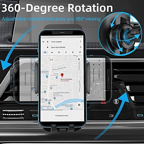 Suporte de telefone celular de ventilação de ar para carro, suporte de telefone para o Samsung Galaxy S23/S23 Plus/S23 Ultra/S22