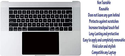 Protetor de trackpad premium do Ecomaholics para Lenovo ThinkPad X380 Yoga 2-em-1 laptop, 13,3in, touch black touch touch pad anti-arranhão