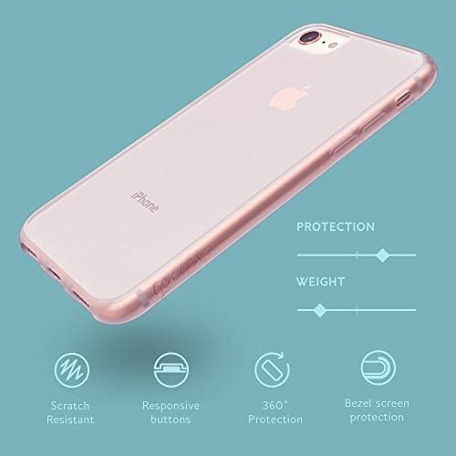 Gocase Black Hearts Case compatível com iPhone X/XS transparente com impressão de silicone transparente TPU Proteção