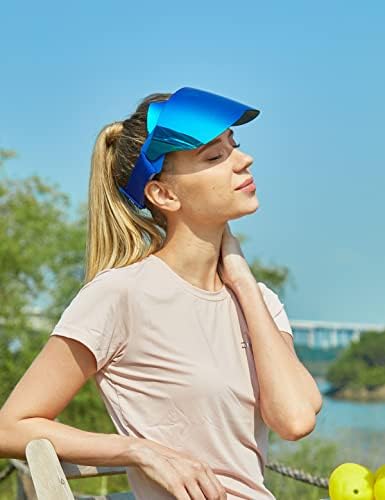 Óculos de sol Hapifri Face Shield Visor de sol Proteção facial física UV para direção esportiva ao ar livre, UPF 70+,