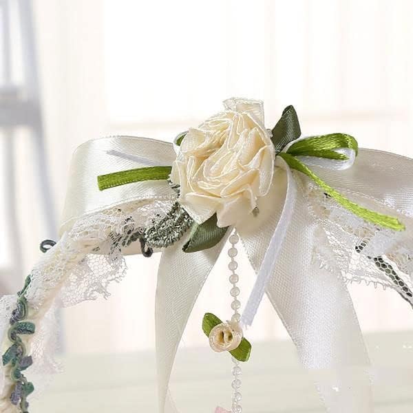 ZJHYXYH Cestas de flores de casamento de casamento cestas de flor de flor de flores de flor das cestas de flores pequenas
