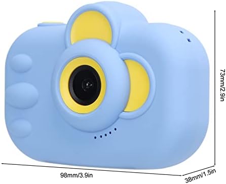 Câmera de vídeo digital infantil, adesivo de filtro inteligente lente traseira dupla traseira Câmera USB carregamento