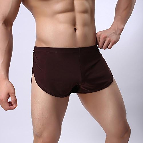 Boxers para homens cuecas letra de roupas íntimas masculinos Bulge Briefs Sexy bolsa shorts boxer cor masculino masculino boxeadores