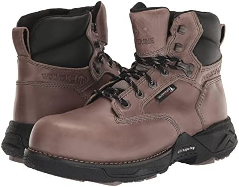 Wolverine Hellcat Fuse Durashocks Ultraspring Carbonmax 6in Construction Boot, escuro taupe, 14