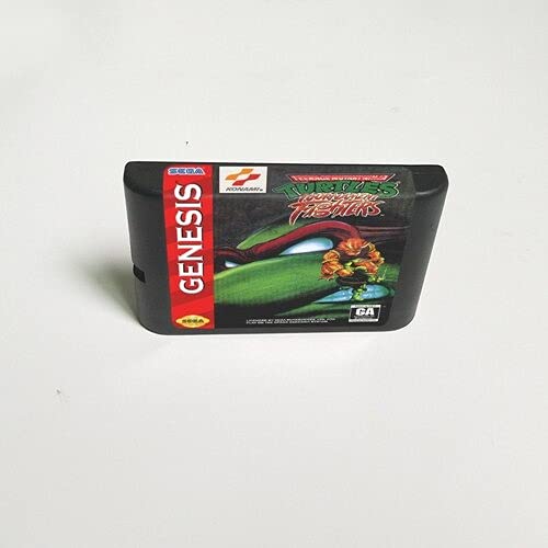 Lksya Turtles Tournament Fighters - Cartão de jogo de 16 bits para o cartucho de console de videogames de sega megadrive