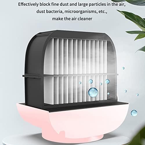 Mini ar condicionado, umidificador recarregável portátil e ventilador de ar condicionado de resfriamento, modo de pulverização de 3