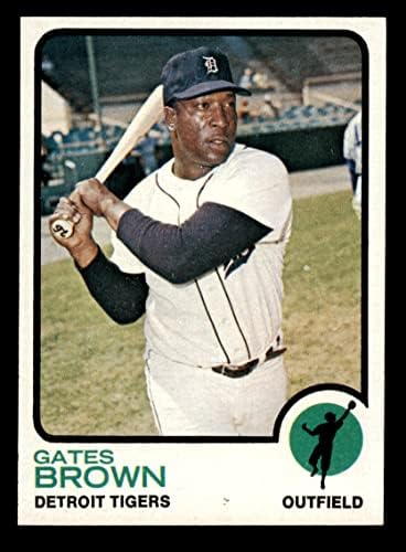 1973 Topps 508 Gates Brown Detroit Tigers NM/MT Tigres