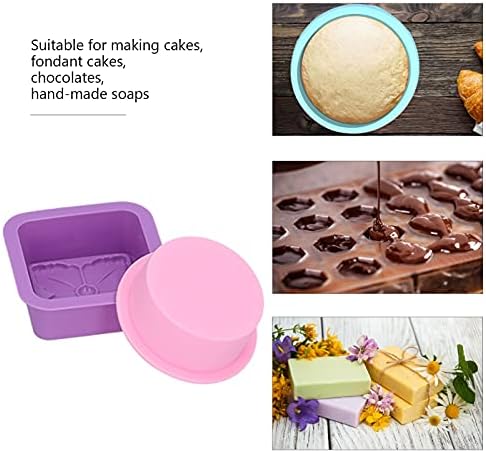 21pcs/conjunto de molde de silicone DIY, bolos de bolo de fondant diy fazendo moldes ferramentas de decoração de bolo para fabricação de sabão