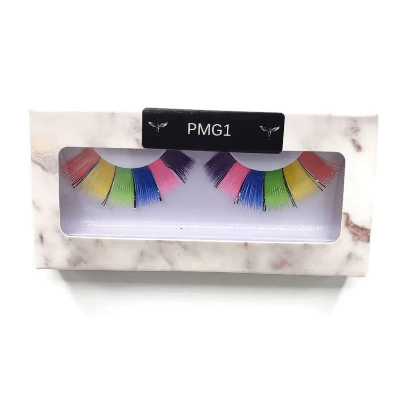 PMG1 cílios falsos multicoloridos