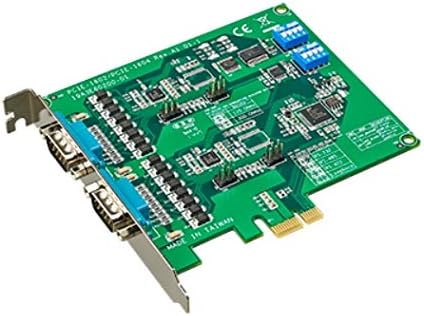 Placa de circuito, 2 portas RS-232/422/485 PCIE Comm. Cartão com ISO