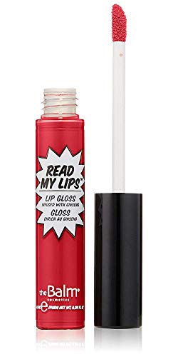 TheBalm leu meu Lips Lip Gloss, Hubba Hubba!, altamente pigmentado, ultra hidratante