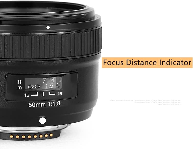 Yongnuo yn50mm f1.8n lente principal padrão grande manual de automóveis de abertura foco af mf para nikon dslr câmeras