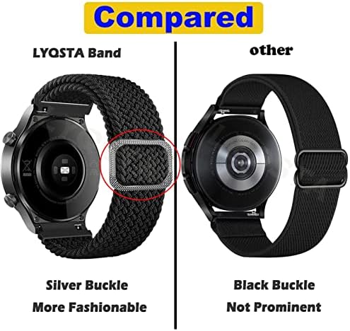 Houcy Smart Watch Band for Garmin Vivoactive 3/4 Venu 2/Forerunner 645 245 158 745 Straped Strap Vivomove HR 20 22mm
