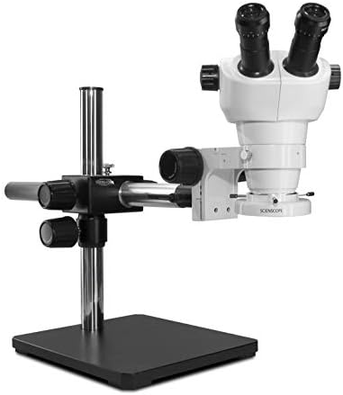 Sistema de inspeção de microscópio binocular de zoom estéreo - série NZ por Scienscope. P/N NZ-PK5S-E1