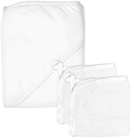 Honestbaby 7 peças Conjunto de roupas de cama de algodão orgânico - 2 pacote Banket, 1 folha de berço ajustada, 1