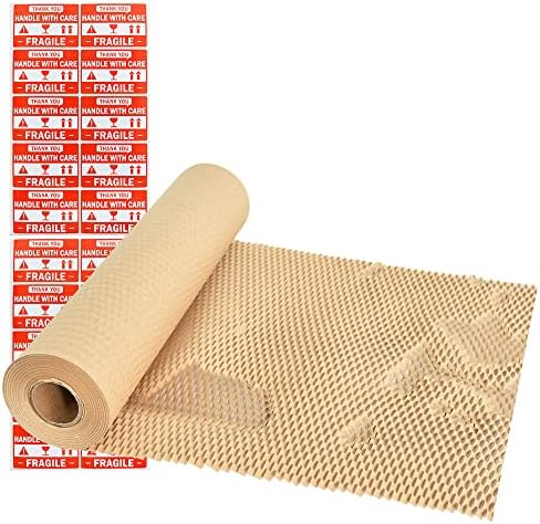 Papel de embalagem de favo de mel de beishida 15 x131 'foodcomb embrulhando papel de embalagem biodegradável reciclável
