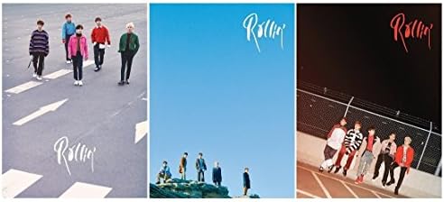 Loen Entertainment B1A4 - Rollin '[preto+cinza+azul ver. Conjunto] 3 CD+Photobook+PhotoCard
