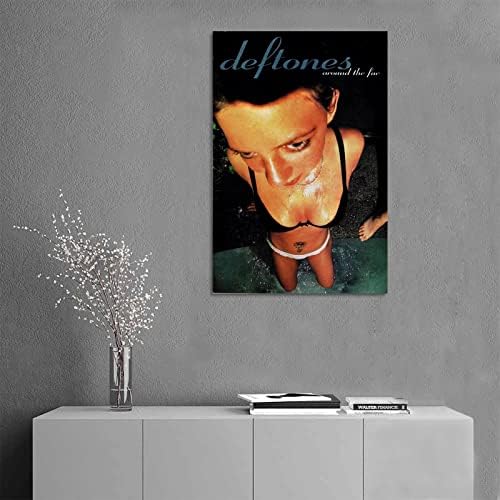 Deftone em torno do álbum de música de peles Canvas Art Poster e Wall Art Picture Print Modern Family Bedroom Decor