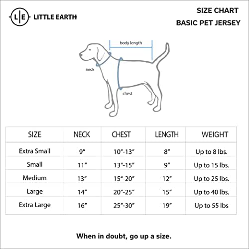 Littlearth NFL Basic Pet Jersey - Jersey esportiva projetada para cães e gatos