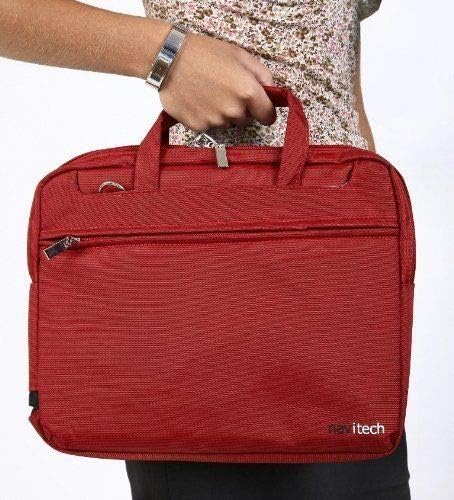 Navitech Red Graphics Tablet Case/Bag compatível com o tablet Beilan 8.5 LCD Writing