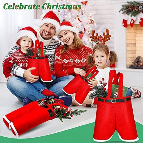 Chapéu de Natal, chapéu de Papai Noel, 2pcs chapéu de férias de Natal para crianças adolescentes adultos e 10pcs decorações de Natal
