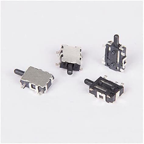 Larro Industrial Switches 10pcs Mini interruptor de slide Redefinir interruptor de micro alternância miniatura Normalmente fechada Pressionamento lateral K1 12V Switches