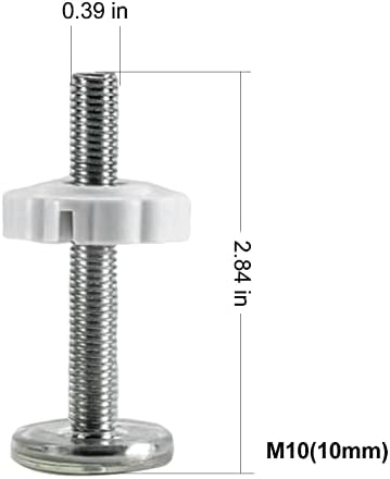 4 PCS Kit de parafuso de parafuso de portão montado na pressão - kit de peças de hardware de reposição para portões de