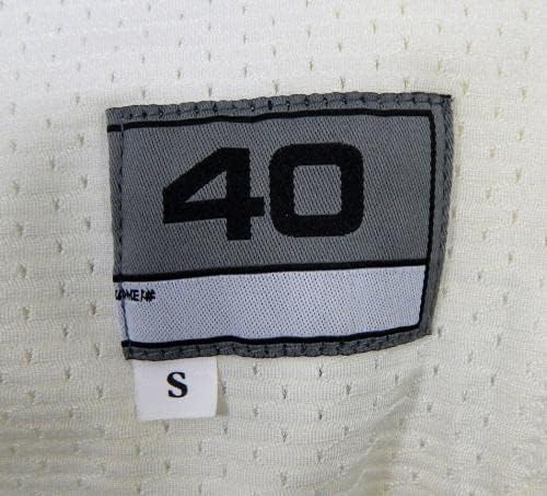 2000-10 Florida State FSU Seminoles #12 Jogo usou White Jersey NP Rem 40 DP33783 - jogo da faculdade usada