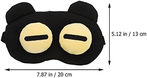 Cura de máscaras de olho de sombra de sombra Capas de olho de sono engraçadas Máscaras de dormir confortáveis ​​com acessórios