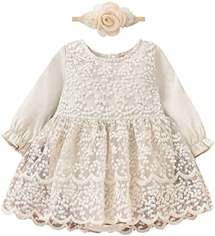 Awibmk recém -nascido bebê menina floral vestido de macacão infantil bufla boho macacão princesa vestidos de outono no outono de inverno