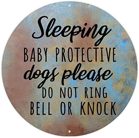 Citação motivacional do verso da Bíblia Pintura de ferro de metal pintura de ferro dormindo cães de proteção de bebê,
