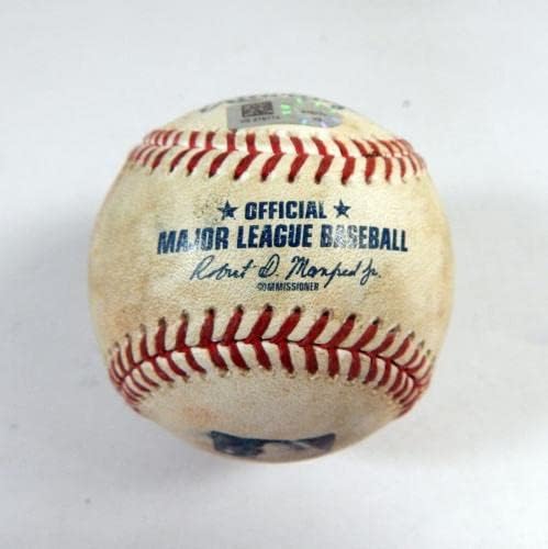 2020 Mil Brewers Pit Pirates Game usou Baseball White Musgrove Eric Sogard Foul - MLB Game Usado Baseballs usados