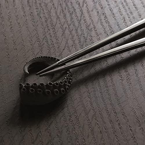 Pauzinhos mepra oro nero - [pacote de 2], 22,9 cm, acabamento preto polido, lava -louças de talheres seguros