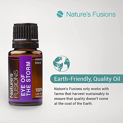 O olho da tempestade da Nature Fusions, puro e natural, para aromaterapia e uso tópico.5 fl oz