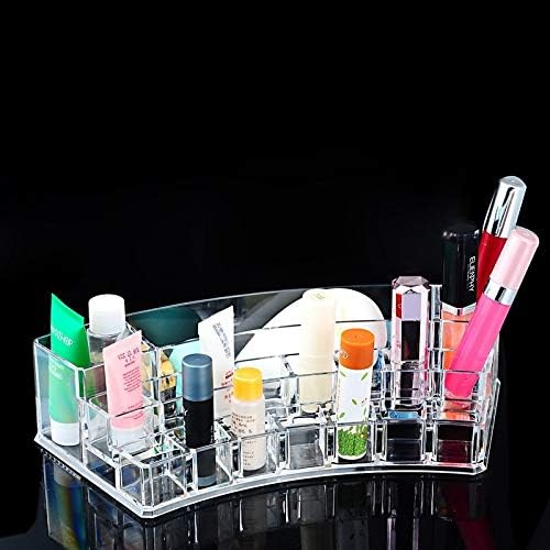 Anncus Transparent Arc Makeup Organzier Storage Box Uso de casa 285x119x65mm -