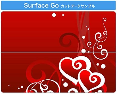 capa de decalque igsticker para o Microsoft Surface Go/Go 2 Ultra Thin Protective Body Skins 001017 Padrão de coração