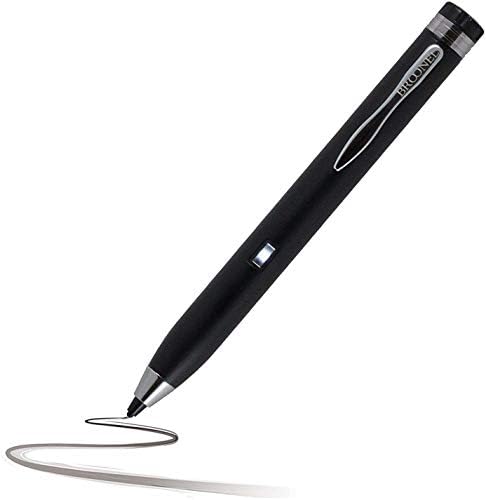 Broonel Black Point Fine Digital Active Stylus Pen - Compatível com a Dell Precision 7550 15,6 Mobile Workstation