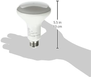 Philips 65W LED equivalente BR30 Lâmpada de inundação macia com brilho quente diminuído, branco