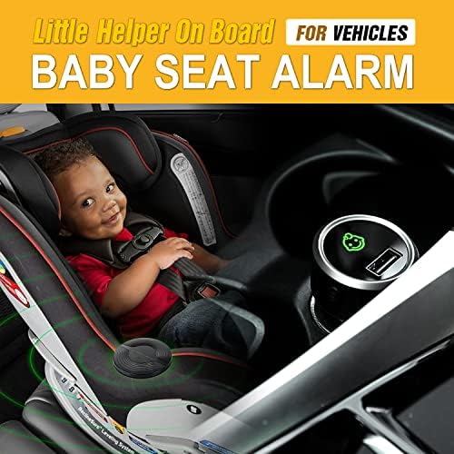 Steelmate 1U Automotive Baby Car Seat Alarm System Lembrete com Sensor Extra para pais de 2 bebês