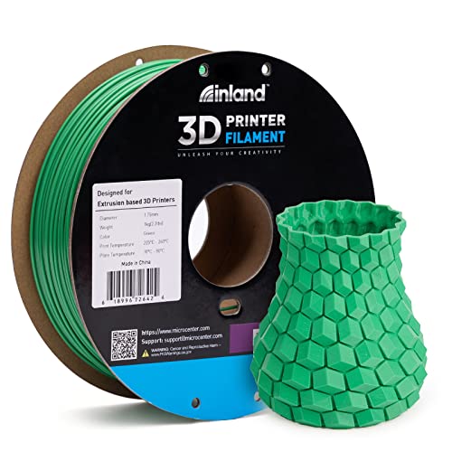 Filamento de impressora 3D Green PETG Green PETG de 1,75 mm, precisão dimensional +/- 0,03 mm - 1kg de spool