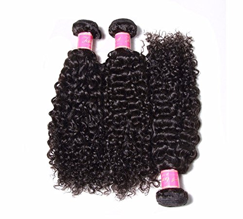 Extensão de cabelo de alta quanlity Virgem malaia Remy Human Human Pacacéis de cabelo tecem Jerry Curly 3pcs/lote 300 grama