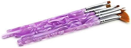 Floyinm acrílico esburre de escova de arte prejudicada desenho de desenho de gel de gel de decréscimo caneta profissional de manicure pincel