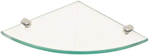 Prateleiras flutuantes prateleira de triângulo de vidro, prateleira de canto do chuveiro, fácil de limpar, rack de armazenamento de cozinha