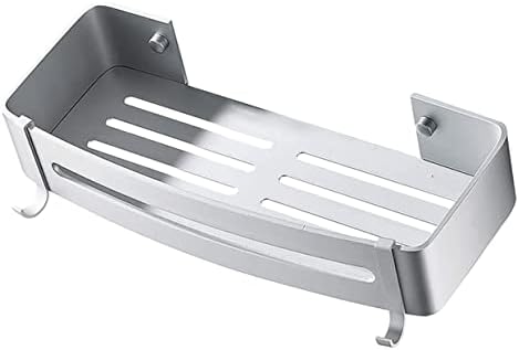 Zerodeko 1pc 1-Pack Banheiro prateleira de metal de metal prateleiras de metal prateleiras de armazenamento preto prateleira prateleira